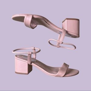 Nude Steve Madden Low Heel Sandals